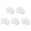 5Sets Durable Eva Foam Braided Cord Weaving Disk for Craft and DIY Use 8
