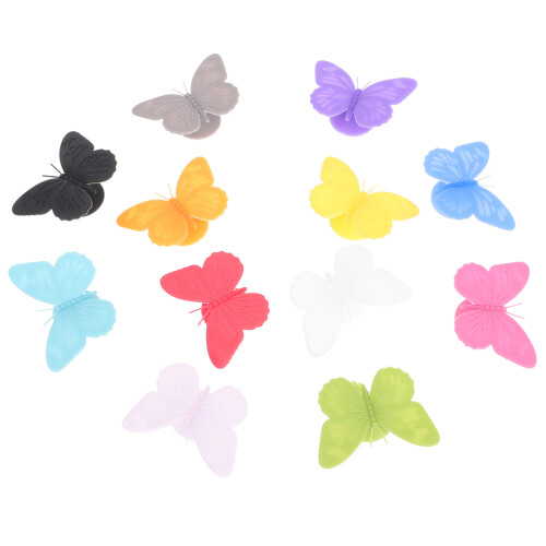 24Pcs Glass Markers For Drinks With Suction Silicone Wine Goblet Tags