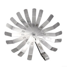 Stainless Steel Motorcycle Feeler Gauge Tool Universal Engine Clearance Gauge SAE And Metric Valve Clearance Measurement
