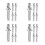 20 Pcs Trekking Pole Tips Replacement For Hiking Sticks 4