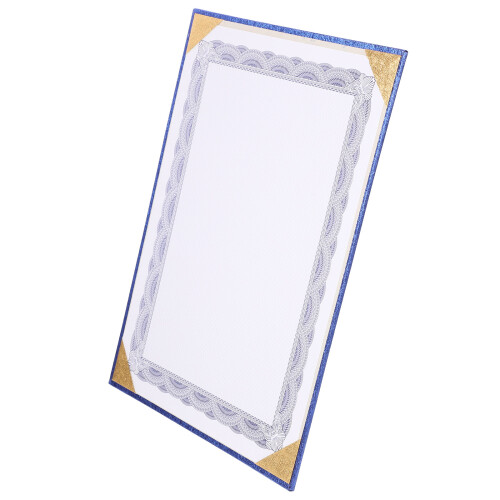 5 Sheets Blank Honor Certificate Paper Delicate Liner