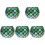 5Pcs Candle Tea Light Holder Mosaic Glass Home Decor 2