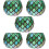 5Pcs Candle Tea Light Holder Mosaic Glass Home Decor 8