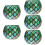 5Pcs Candle Tea Light Holder Mosaic Glass Home Decor 10