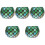 5Pcs Candle Tea Light Holder Mosaic Glass Home Decor 3
