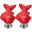 6 Pcs Toilet Tank Flush Buttons Bathroom Press Tools 3