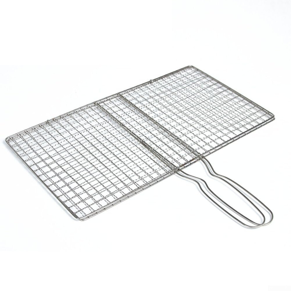 Mesh Holder For BBQ Stainless Steel Grilling Tools Delicate Foods Without Sticking Or Falling Apart-image-OPC-PKY5G5B-NEW