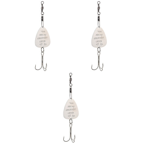 3pcs Fish Hook Titanium Steel Accessories Charm 2