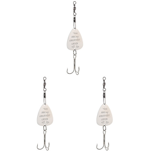 3pcs Fish Hook Titanium Steel Accessories Charm 1