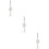 3pcs Fish Hook Titanium Steel Accessories Charm 9