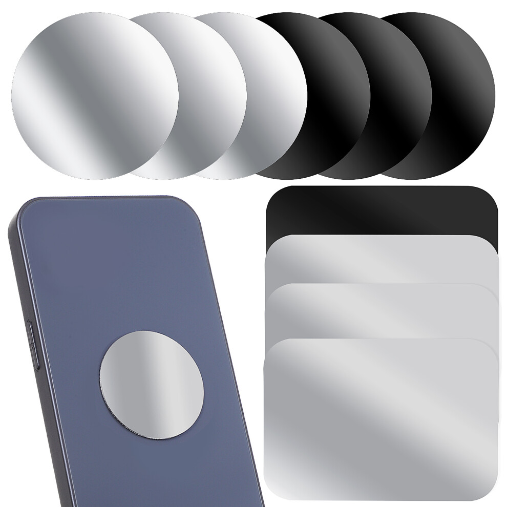 24 Pcs Self-Adhesive Metal Plate Phone Holder Car Mount 011756978581