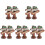 10 Pcs Mini Wood Sign Post For Micro Landscape Garden Decor 2
