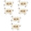 6 Pcs Shoe Clips For Wedding Bridal Flower Decorations 3