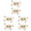 6 Pcs Shoe Clips For Wedding Bridal Flower Decorations 2
