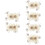6 Pcs Shoe Clips For Wedding Bridal Flower Decorations 6