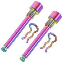 4 Sets Lightweight Alloy Disc Brake Pin And Caliper Screw For Bikes