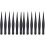 12Pièces Beauté Métal Noir Ongles Finesse 2