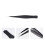 12Pièces Beauté Métal Noir Ongles Finesse 10