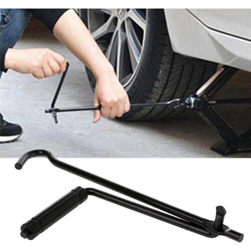 Replacement Jack Handle Labor-Saving Car Leverage Tool For Delll Scissor Jack Rocker Hand Crank 1