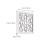 2 Pieces White Pane Wall Mirror Posters Mirrors Retro Decor 10