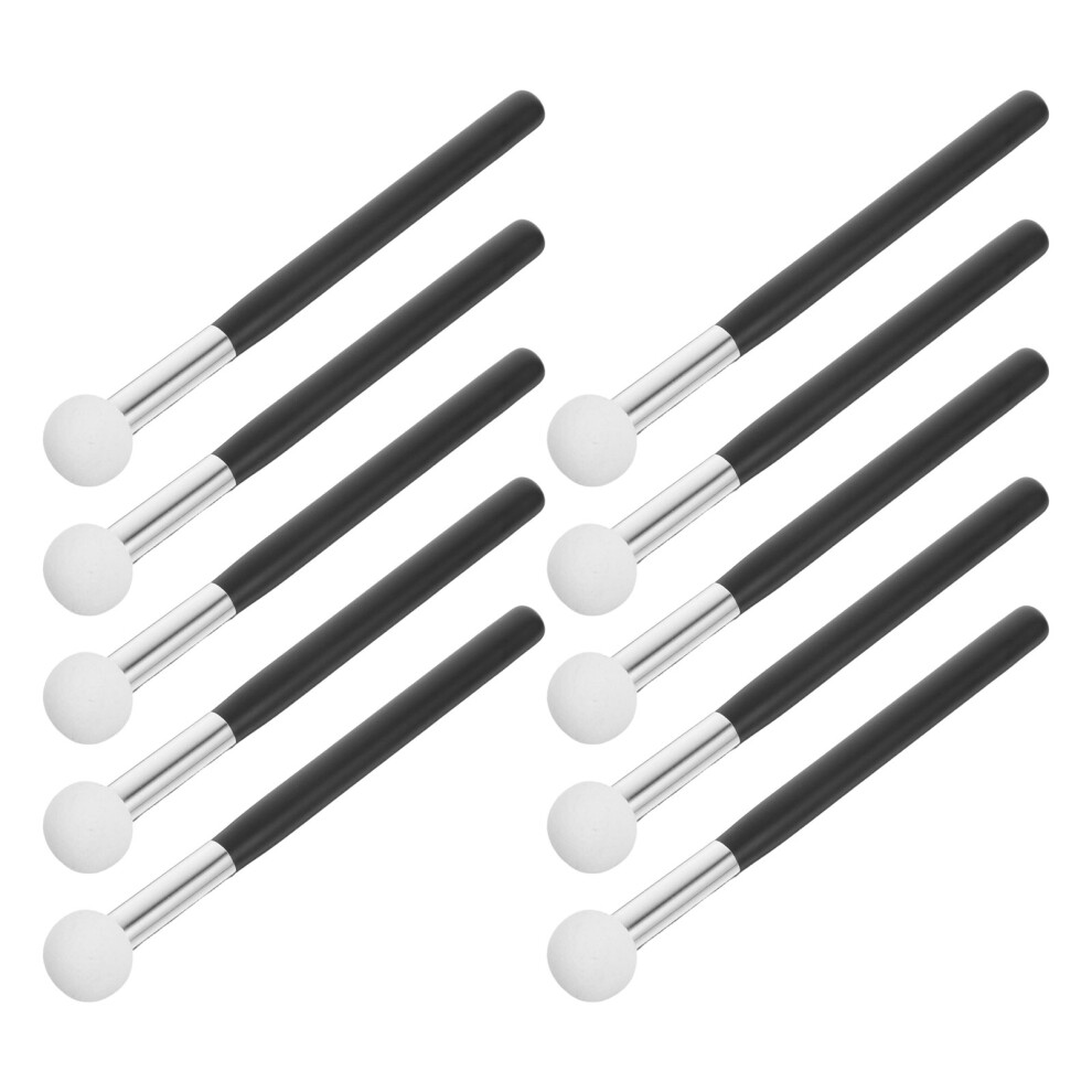 Solustre Cream 50 Pcs Concealer Brush Mushroom Sponge For Face Powder Blending