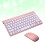 2.4G Mini Wireless Keyboard Ultra-Thin With Mouse For Rose Gold 6