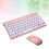 2.4G Mini Wireless Keyboard Ultra-Thin With Mouse For Rose Gold 5