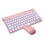 2.4G Mini Wireless Keyboard Ultra-Thin With Mouse For Rose Gold 1