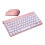 2.4G Mini Wireless Keyboard Ultra-Thin With Mouse For Rose Gold 9