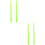 2 Pairs Nylon Tip Drum Sticks Long Handle Percussion Accessories 8