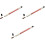 3Pcs Wooden Handle Multi-Use Orchestra Concert Conductor Baton 3