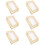 12 Pcs Paper Making Mold DIY Screen Frame (Random Style Hinge) 9