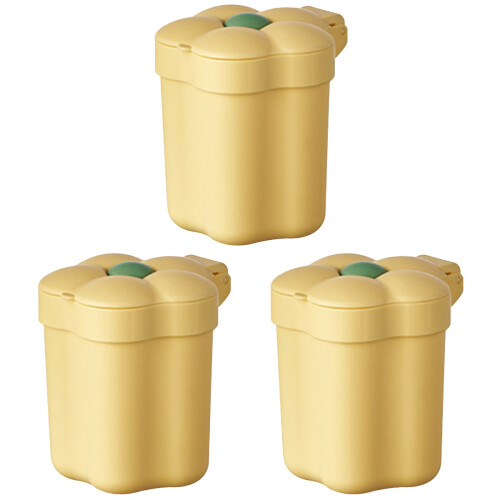 3 Pcs Waste Car Decor Garbage Can Kitchen Trash Desktop Child 1