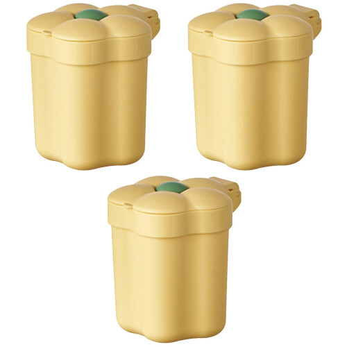 3 Pcs Waste Car Decor Garbage Can Kitchen Trash Desktop Child 2
