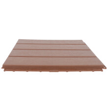 3Pcs Outdoor Wood-Plastic Waterproof Splicing Floor For Garden Balcony