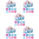 5 Rolls Thank You Sticker Packing Labels Envelope Seal 8