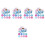 5 Rolls Thank You Sticker Packing Labels Envelope Seal 4