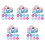 5 Rolls Thank You Sticker Packing Labels Envelope Seal 3