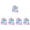 5 Rolls Thank You Sticker Packing Labels Envelope Seal 5