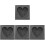 4Pcs Gold Silver Copper Casting Mold Heart Shape Graphite Ingot 6