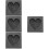 4Pcs Gold Silver Copper Casting Mold Heart Shape Graphite Ingot 11