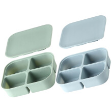 2 Pcs Ice Container Silicone Freezer Containers Multi-Function Mold