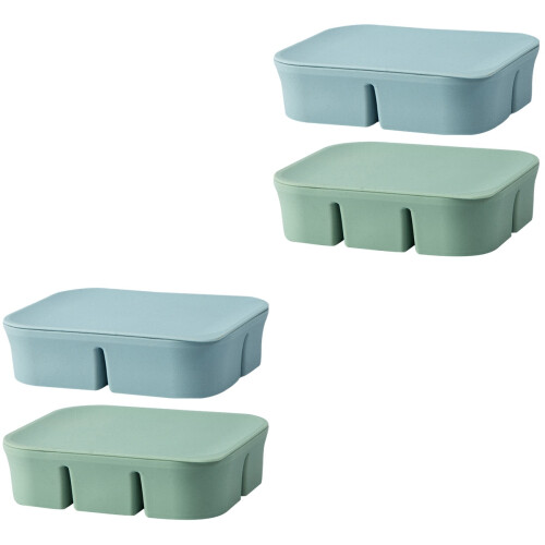2 Pcs Ice Container Silicone Freezer Containers Multi-Function Mold 2