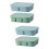 2 Pcs Ice Container Silicone Freezer Containers Multi-Function Mold 7