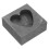 4Pcs Gold Silver Copper Casting Mold Heart Shape Graphite Ingot 2