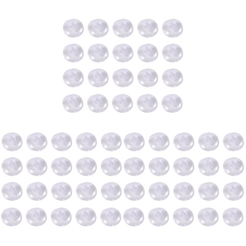 600 Pcs Clear Silicone Ear Pin Safety Backs Comfortable Ear Stoppers 1