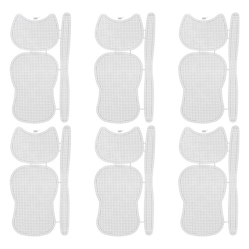 18 Pcs Diy Plastic Sheets For Embroidery Knitting Handbag Grid Plates