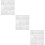 3 Pieces Drawing Templates Planner Bookmark Alphabet Painting Stencils 9