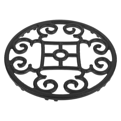 2Pcs Cast Iron Trivet For Stove Wok Pot Support Rack 1