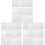 3 Pieces Drawing Templates Planner Bookmark Alphabet Painting Stencils 2